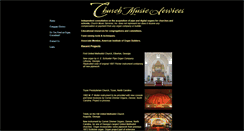 Desktop Screenshot of churchmusicservices.org