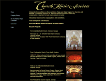 Tablet Screenshot of churchmusicservices.org